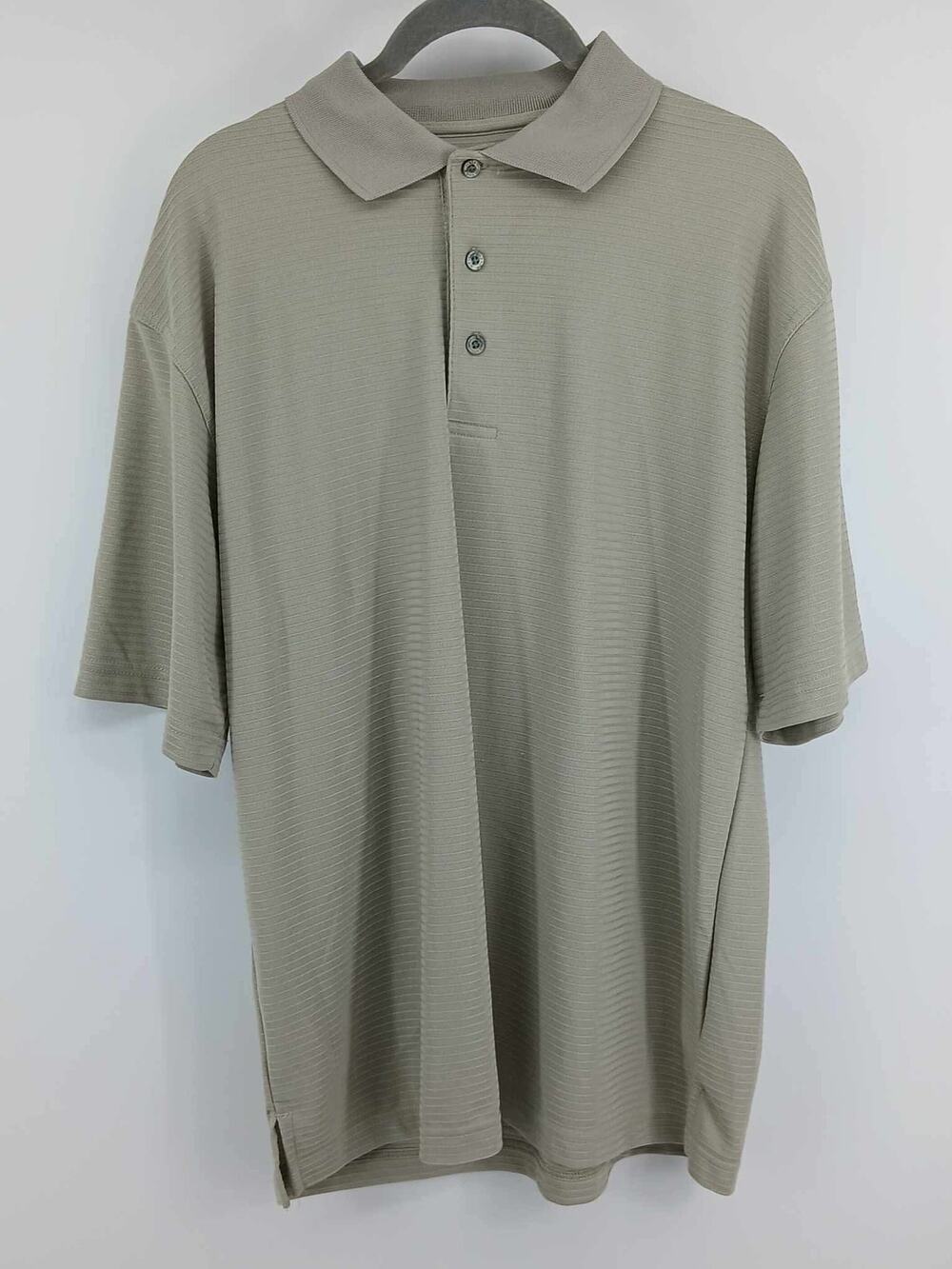 Textured polo shirt, Grand Slam Golf, men's medium